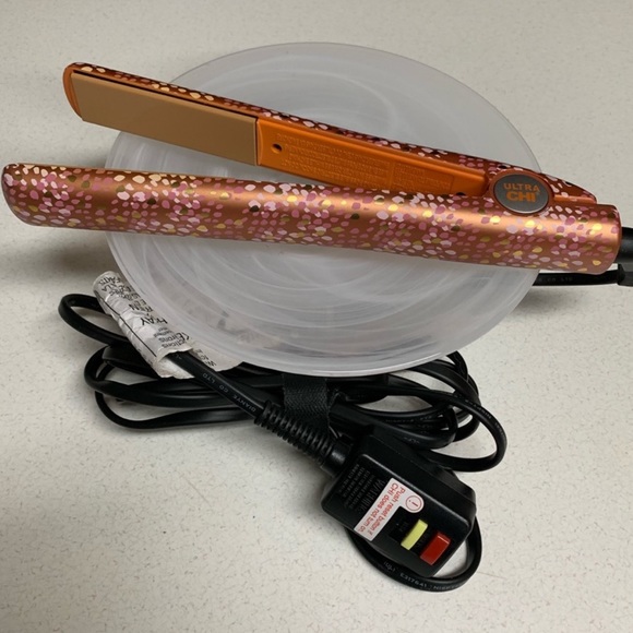 1” ULTRA CHI ORANGE FLAT /STYLING HOT IRON EUC WNB - Picture 15 of 16